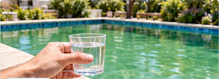Agua verde en tu piscina: por dónde empezar